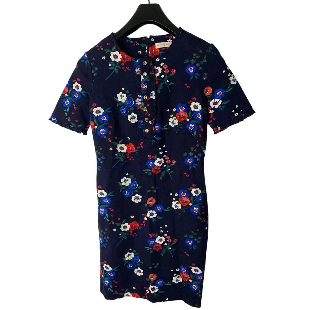 Tory Burch Miranda Paisley Bouquet dress women's size small